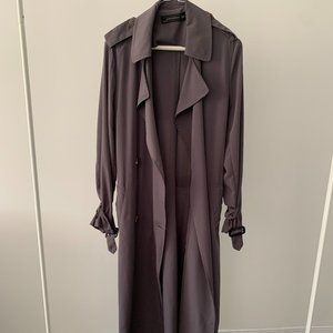 CHARCOAL DUSTER COAT